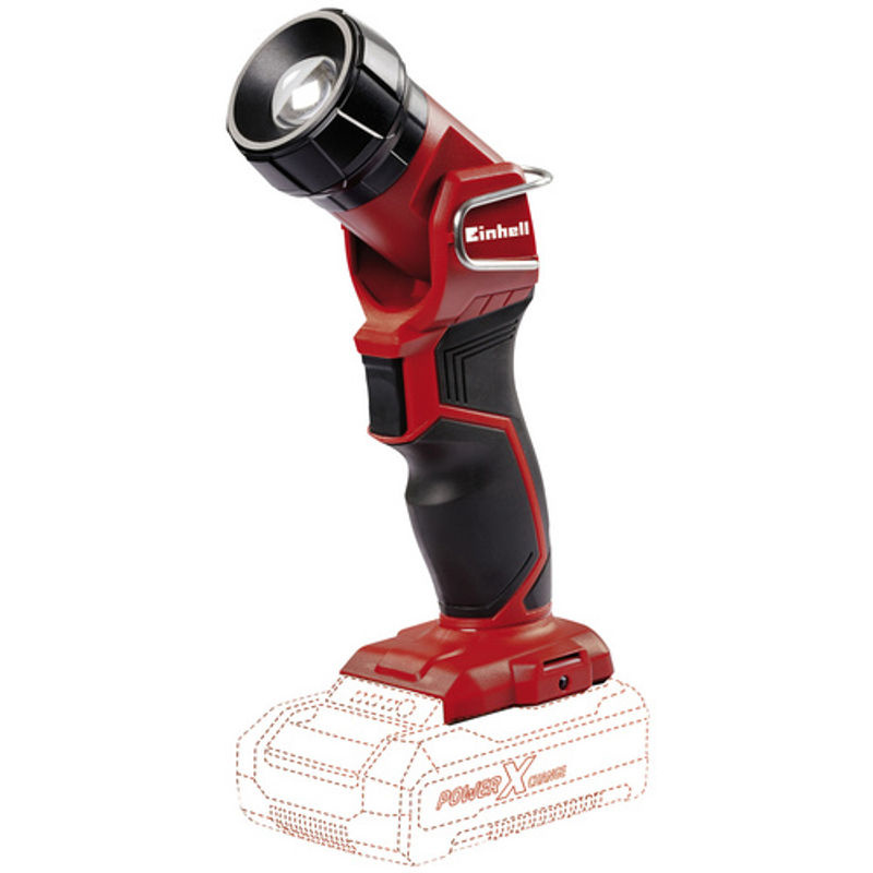 Einhell Akku-Baustrahler TC-CL 18 Li H-Solo LED Arbeitsleuchte 280 lm in Rot/Schwarz - Bild 2