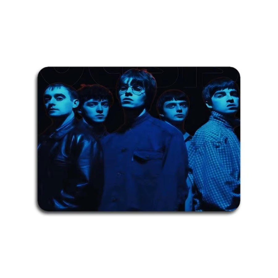 O-Oasis Band Shortcuts Mauspad aus Stoff mit rutschfester Gummibasis für Laptop und Heimcomputer - Bild 7