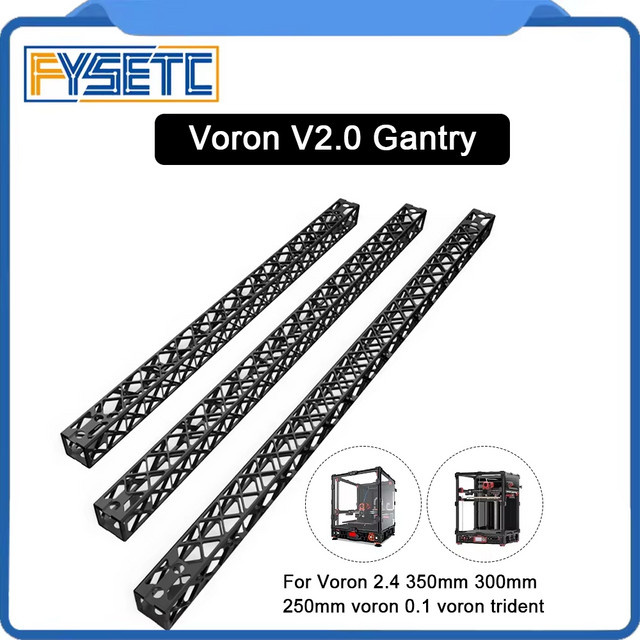 FYSETC V2.0 Verbesserter CNC-Hohlportal für Voron V0 2.4 R2 und Trident 3D-Drucker in Schwarz - Bild 1