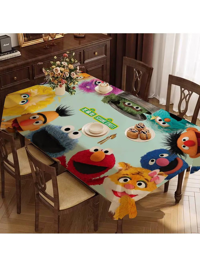 Wasserdichte rechteckige Tischdecke von Potdemiel in Multicolor für dein Esszimmer und deine Party-Dekoration - Bild 7