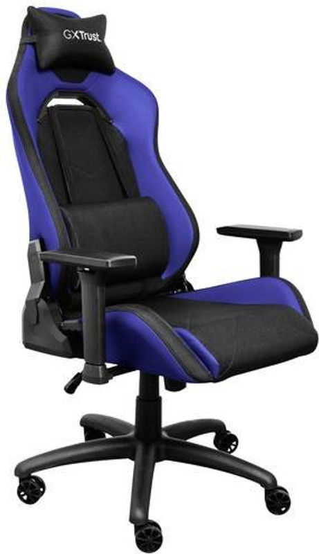 Trust GXT 714 Ruya Gaming-Stuhl Schwarz/Blau mit verstellbaren Kissen - Bild 2