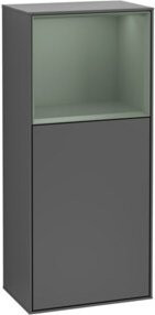 V&B Seitenschrank Finion Anthrazit B: 41,8 cm, H: 93,6 cm - Bild 1