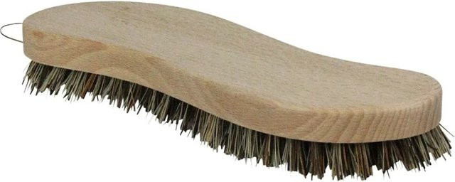 LUX-TOOLS Scheuerbürste Holz S-Form in Braun - Bild 1