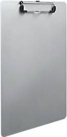 Klemmbrett MAUL DIN A4 aus Aluminium mit Magnetband und Bügelklemme, Farbe: Silber, B/T/H: 31,9 x 23,0 x 1,4 cm - Bild 1