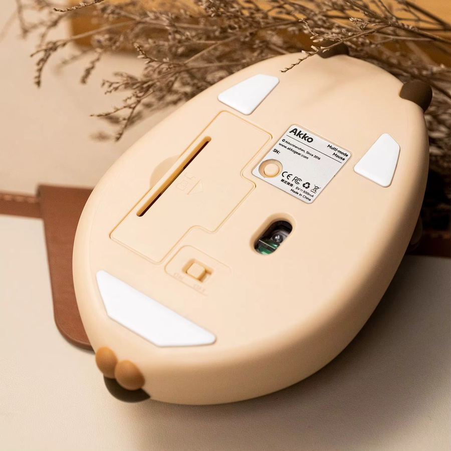 Akko Katzen-Thema Kabellose Maus mit Bluetooth und 3200 DPI für Gaming und Büro - Bild 3