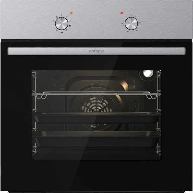 Gorenje Einbaubackofen BO671703AX in Silber, 73 l, Edelstahl, Breite: 59,5 cm, Energieeffizienzklasse A - Bild 1