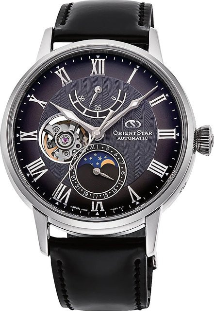 Orient Star Armbanduhr, Automatik, Edelstahl, 41 mm, Herren, Schwarz - Bild 1