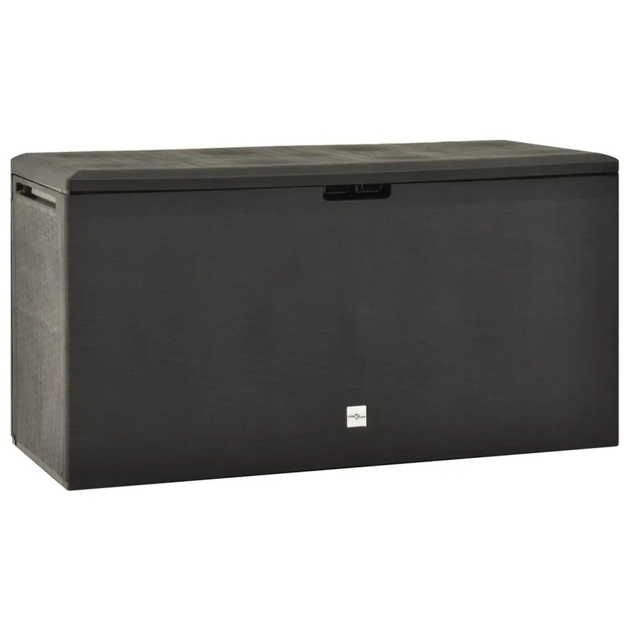 vidaXL Gartenbox aus Kunststoff in Anthrazit, B/T/H: 114 x 47 x 60 cm - Bild 2