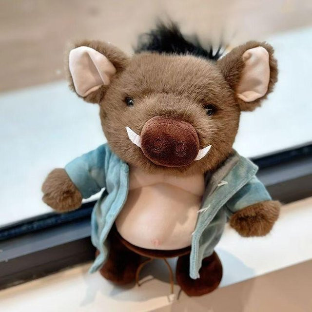 Linyi toy WuKong Zhu Bajie Acht-Gebote-Schwein Plüschtier, 30cm - Bild 1