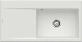 Villeroy & Boch Spüle Subway Style 60 Spülbecken rechts in Weiß mit CeramicPlus Beschichtung - Bild 1