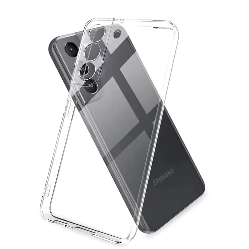 Luxus Silikon Hülle für Samsung Galaxy S25 S24 S23 S22 S21 Ultra Plus FE in Transparent - Bild 3
