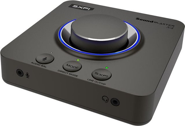 Creative Sound Blaster X4 Soundkarte in Anthrazit und Schwarz mit USB-C Anschluss - Bild 1