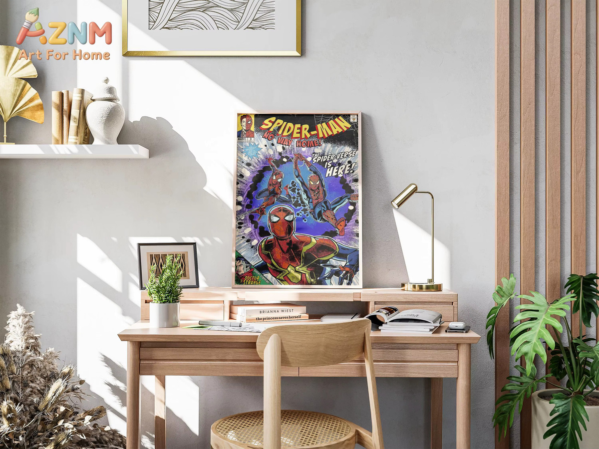 KAYOU Spiderman No Way Home Filmplakat Wandkunstdruck aus Papier in Multicolour - Bild 3