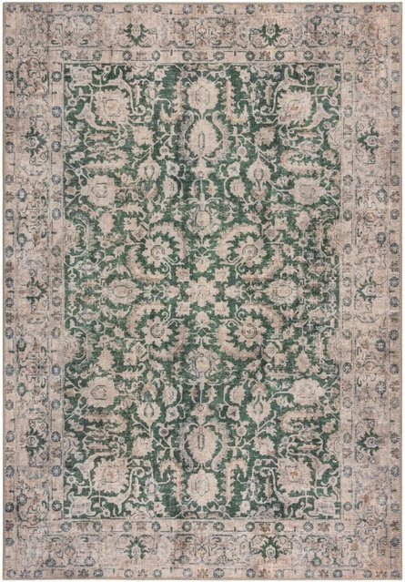 Flair Rugs Vintageteppich Beau Floral in Beige-Grün, B/T: 115 x 170 cm - Bild 1