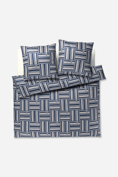 JOOP! Bettwäsche WEAVE aus Mako-Satin in Navy Blau - Bild 2
