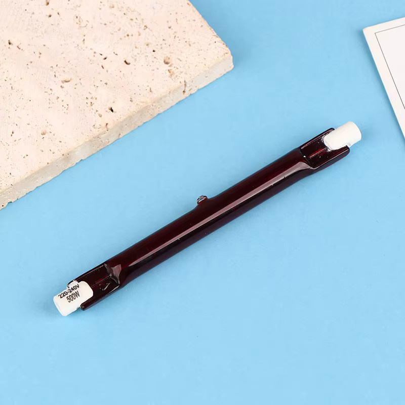 R7s Infrarot Halogen Heizlampe 500W Rot für Sonnenschirm-Heizungen, Länge: 11,8 cm - Bild 3
