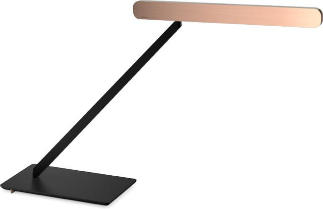 Occhio Taglio LED-Tischleuchte mit Occhio air Modul, Basis Schwarz matt und Kopf Rose Gold - Bild 1