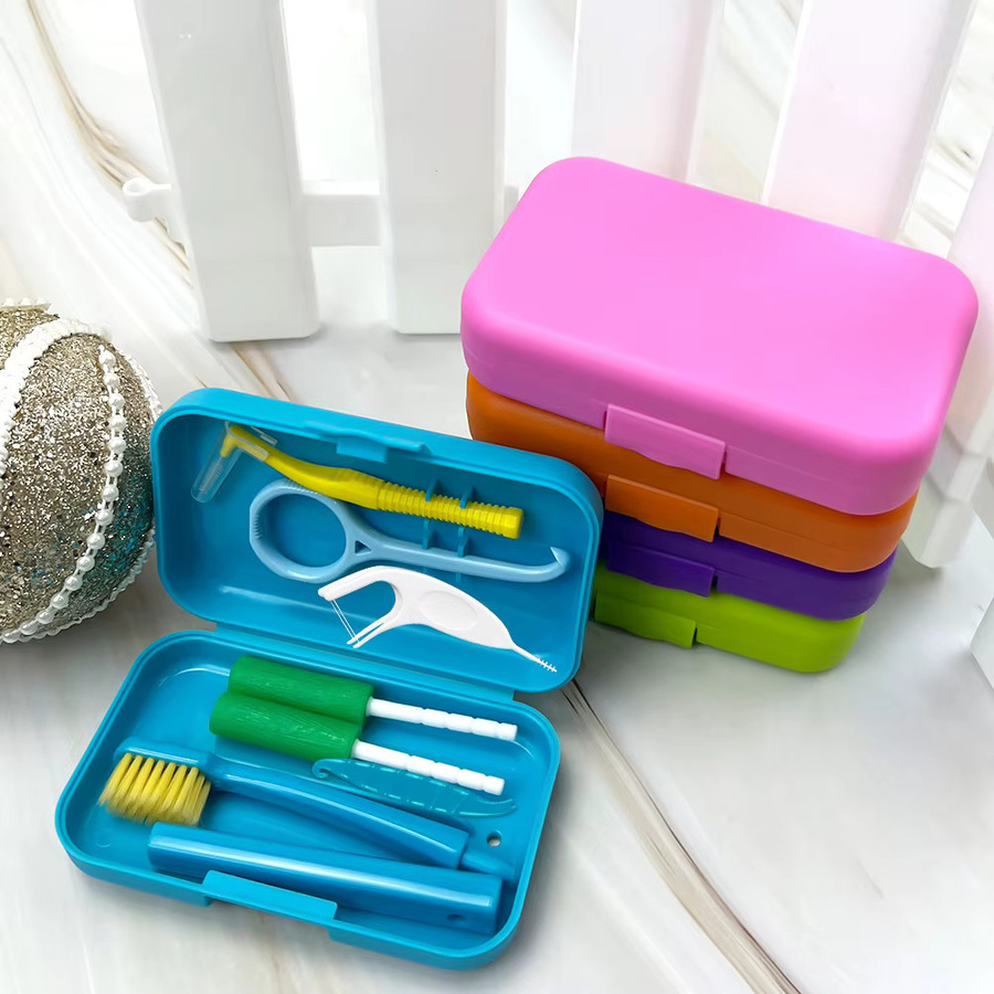 YOUYA DENTAL Kieferorthopädisches Pflegeset, Aligner Chewies, Aufbewahrungskoffer, Interdentalbürste - Bild 2