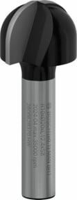 Bosch Hohlkehlfräser Hartmetall mit 10 mm Radius, Schaftdurchmesser: 8 mm, Durchmesser: 20 mm, Gesamtlänge: 46 mm - Bild 3