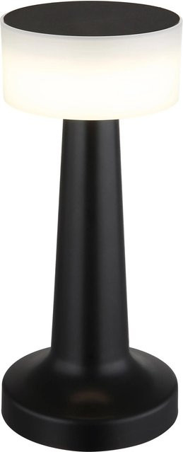 Globo Tischleuchte Angelika LED Dimmbar mit Touch-Funktion, Schwarz Matt, Kunststoff, Höhe: 21,5 cm - Bild 1