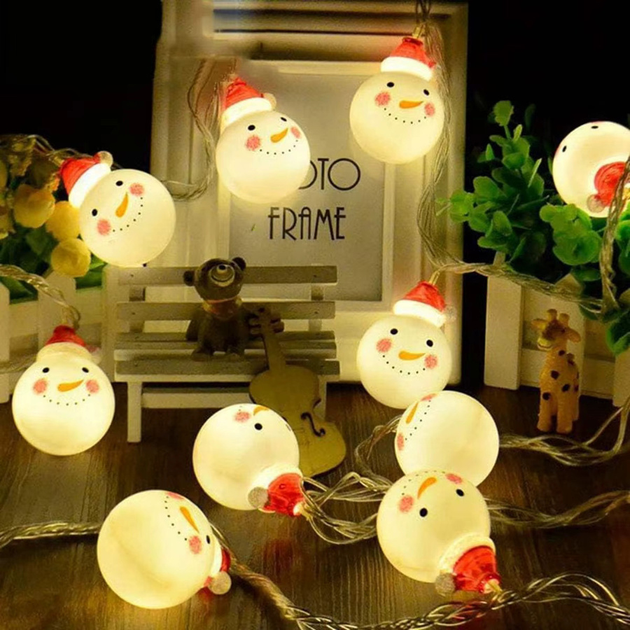 Peach Forest LED Lichterkette mit Bär, Joker und Schneemann in Multicolour, batteriebetrieben für deine Weihnachtsdekoration im Innenbereich - Bild 5