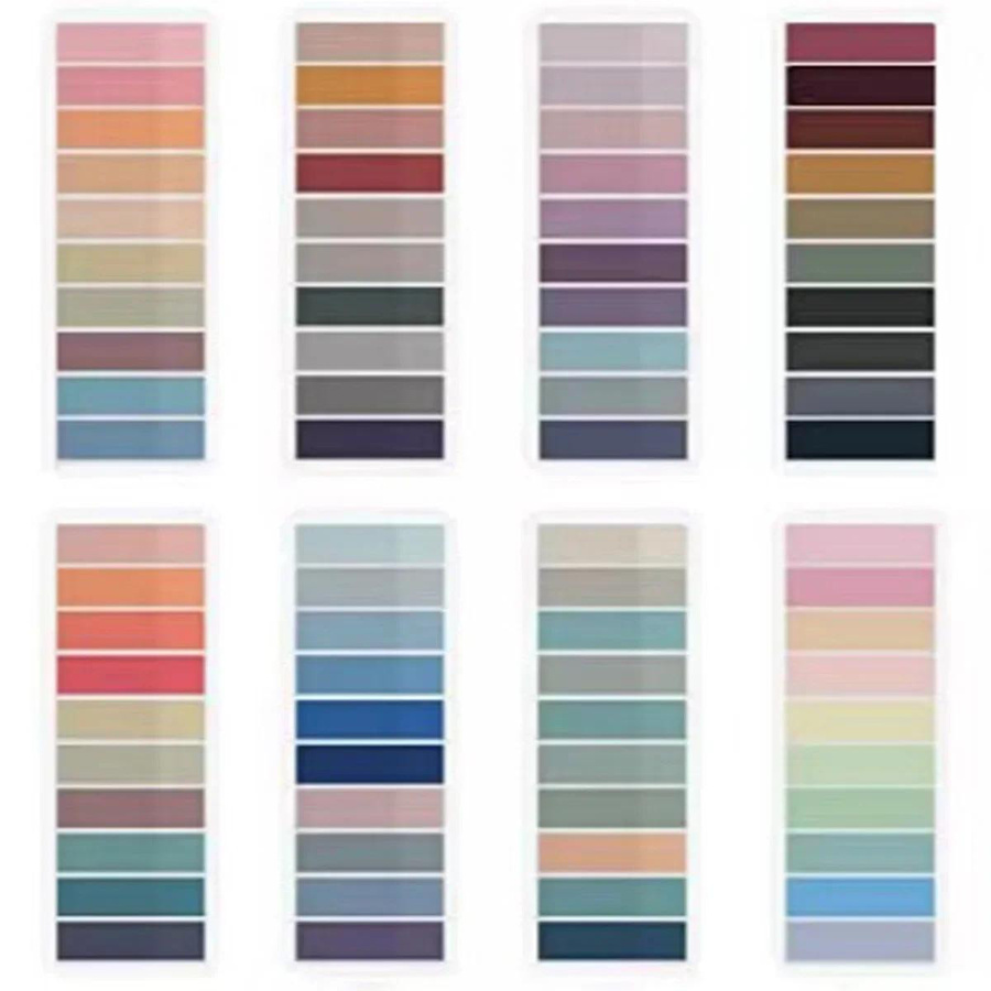 2400 Stück Yiran toy Index-Tabs Selbstklebende Seitenmarkierer in Transparent und Multicolour, Wasserdichte Haftnotizen und Akten-Flags für deinen Planer - Bild 2