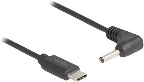 Delock USB-C auf DC 3,5mm Ladekabel in Schwarz, Länge: 1,5 m - Bild 1