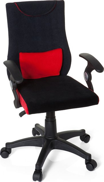 hjh OFFICE Kinderdrehstuhl KIDDY PRO AL Stoff mit Armlehnen - Bild 1