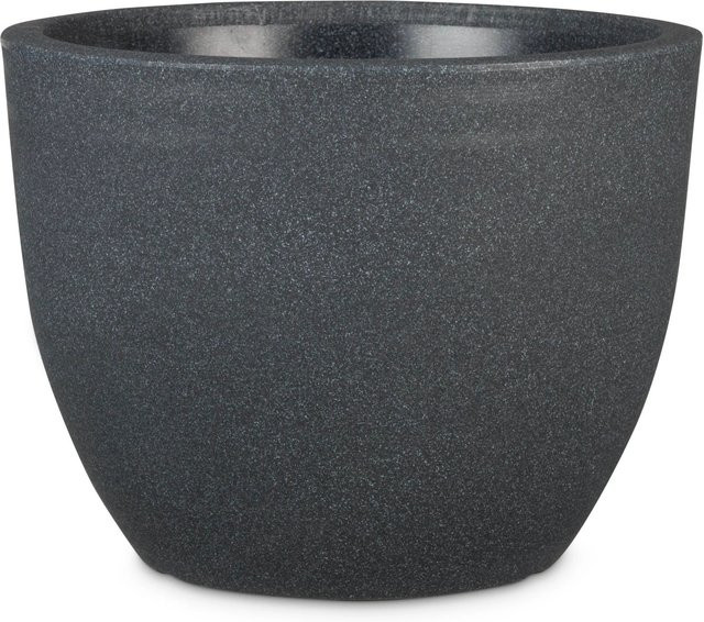 Scheurich Pflanzgefäß Padua in Granit-Optik Schwarz-Grau, Durchmesser: 49,6 cm, Höhe: 38,4 cm - Bild 1
