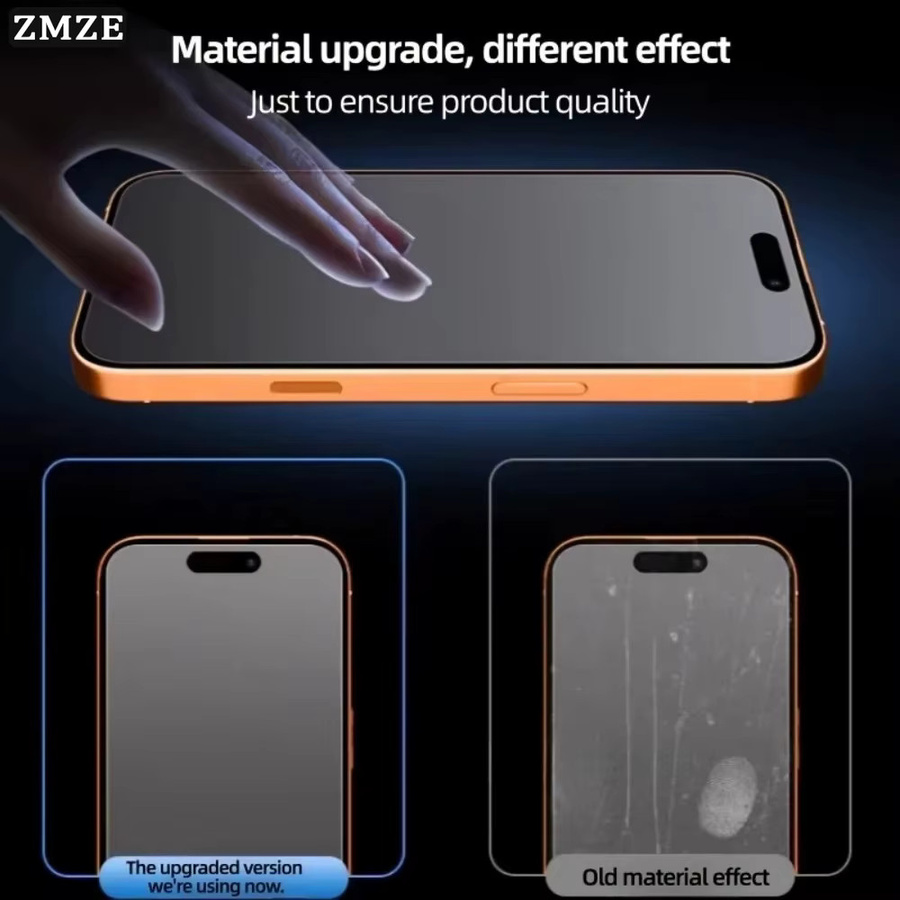 5 Stück ONEVAN Matte Hydrogel-Displayschutzfolie für iPhone 17 Pro Max, 17E, 16, 15, 14, 13 mit Anti-Fingerabdruck-Funktion - Bild 3