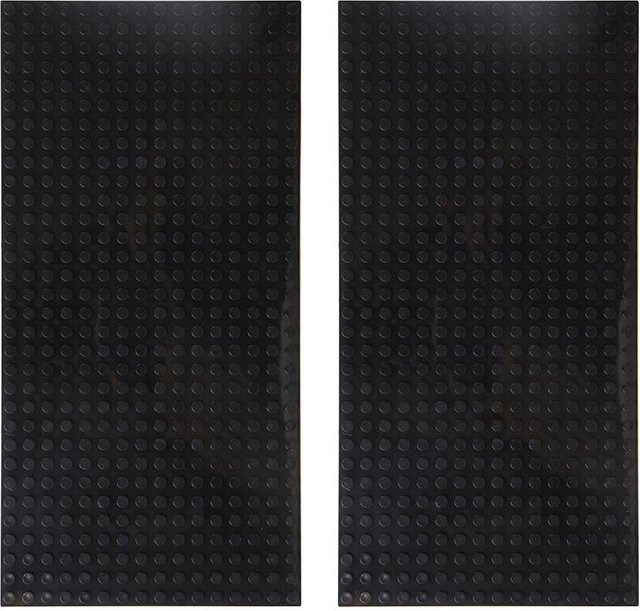 LEGO Baustein-Zubehör, Basisplatte, 2-teiliges Set, Schwarz, ab 6 Jahren - Bild 1
