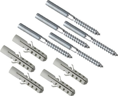 Cornat Torx-Schraube aus verzinktem Stahl in Silber, Durchmesser: 10 mm, Länge: 80 mm - Bild 1
