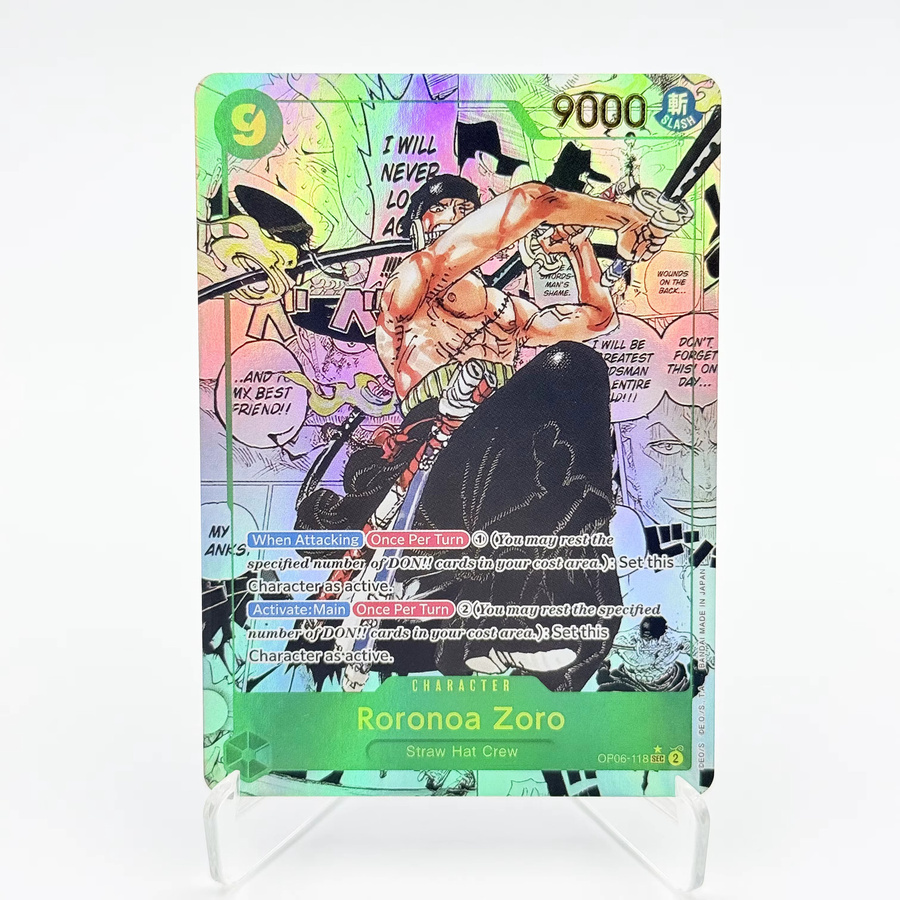 Bandai One Piece Roronoa Zoro Meisterschafts-Schatzbecher, Replika-Karten - Bild 2