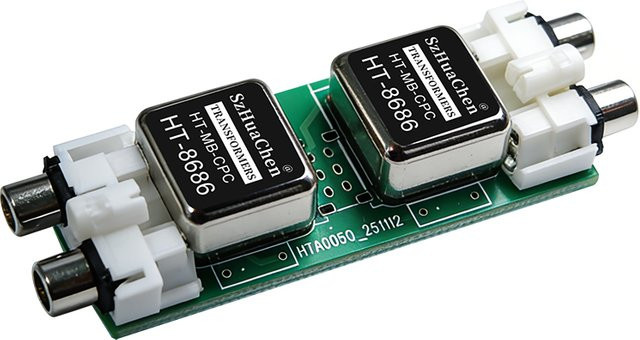 TITAK RCA Audio-Isolator zur Unterdrückung von Audio-Looping und Stromgeräuschen - Bild 1
