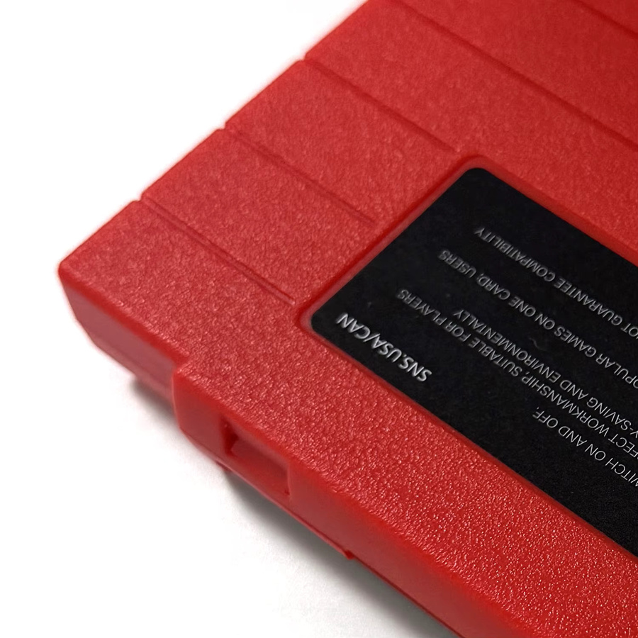 DGETG SFC-Spielkarte 3000 in 1 für Super Famicom und SNES mit 8 GB MicroSD-Speicher, Retro-Zubehör in Rot und Transparent - Bild 3