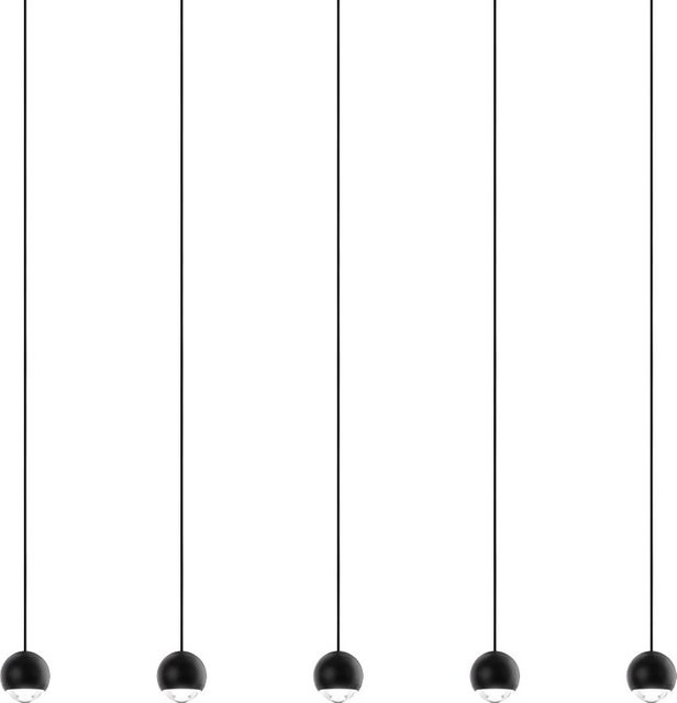 DLS Lighting Cleo LP 5 LED-Pendelleuchte in Schwarz und Weiß mit warmweißem Licht (2700K) - Bild 1