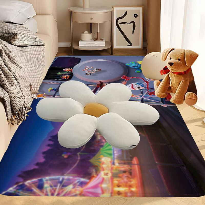T-Toy S-Story Küchenmatte im nordischen Stil mit floralem Design, rutschfest und mehrfarbig, B/T: 90 x 60 cm - Bild 3