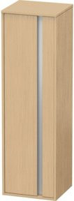 Duravit Hochschrank Ketho in Eiche natur mit 1 Tür, Wandmontage, B: 40 cm, T: 36 cm, H: 132 cm - Bild 1