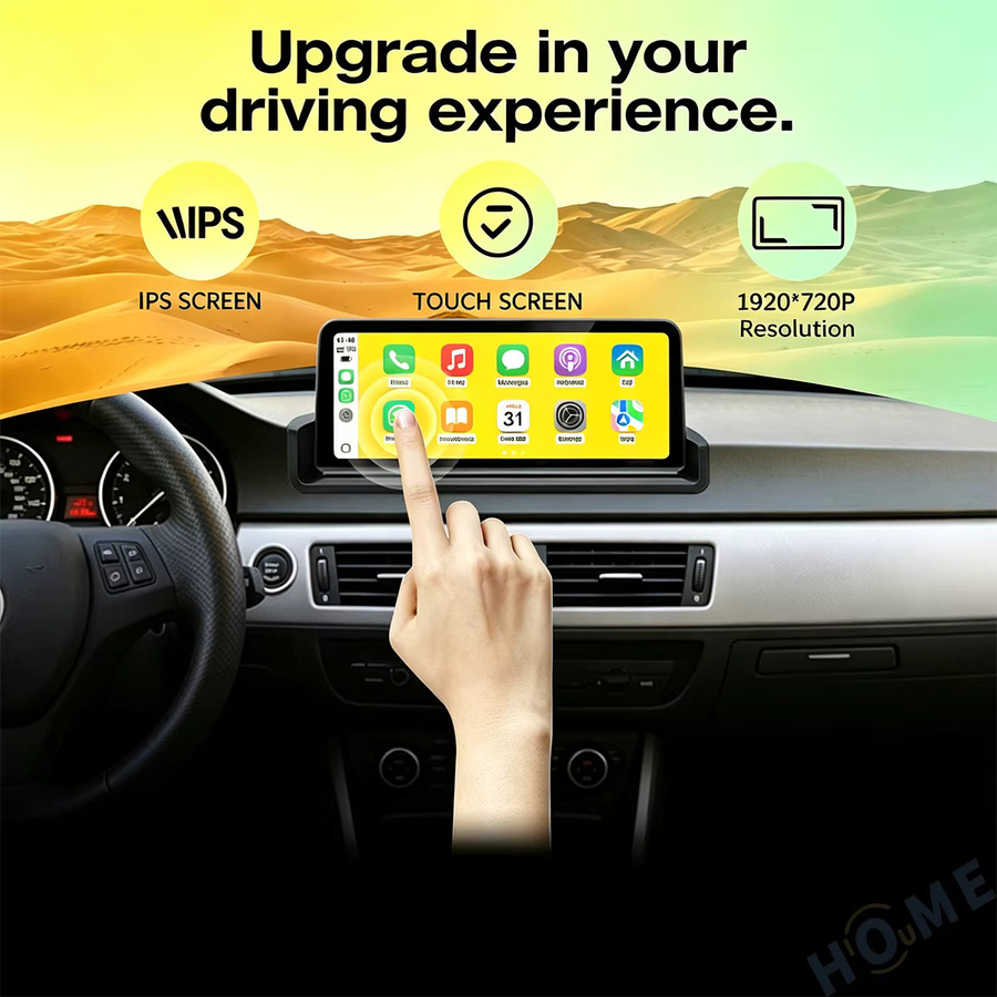 HIOUME Android Auto Multimedia-Player für BMW 3er Serie E90 E91 E92 E93 M3 (2005-2012) mit 10,25 Zoll Touchscreen, CarPlay, GPS-Navigation und Bluetooth in Schwarz - Bild 5