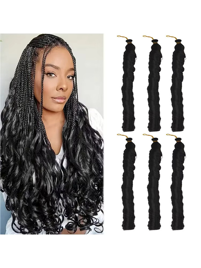 LYMTICS Haarverlängerungen Spirallocken, synthetisch, 6 Stück, Damen - Bild 4