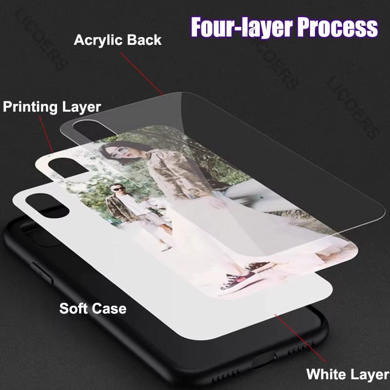 Personalisierte Fotohülle für Honor Magic VS, V 3, V 2 und Flip2 mit Acryl-Rückseite und weichem Stoßfänger in Multicolor - Bild 2