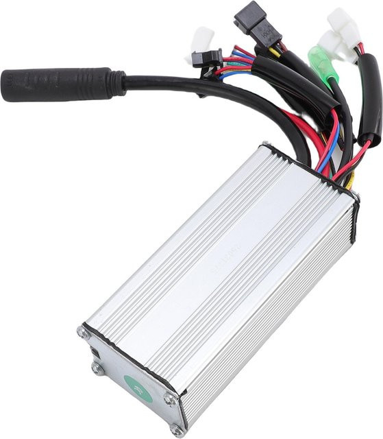 Igeteck Elektrofahrrad Motor Geschwindigkeitsregler 6 Röhren 14A Sinuswellen-Controller mit SM Stecker aus Aluminiumlegierung in Schwarz - Bild 1