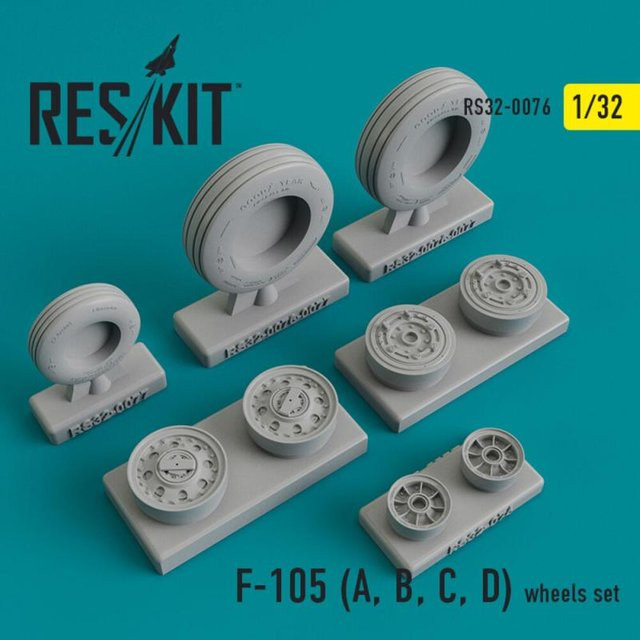 ResKit Models F-105 (A,B,C,D) Thunderchief, Wheels set - Bild 1