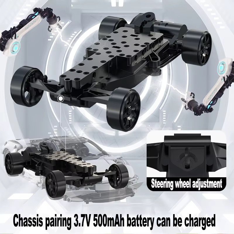 Cada RC Racing Sport Auto Modellbausteine mit App-Steuerung in Weiß - Bild 4