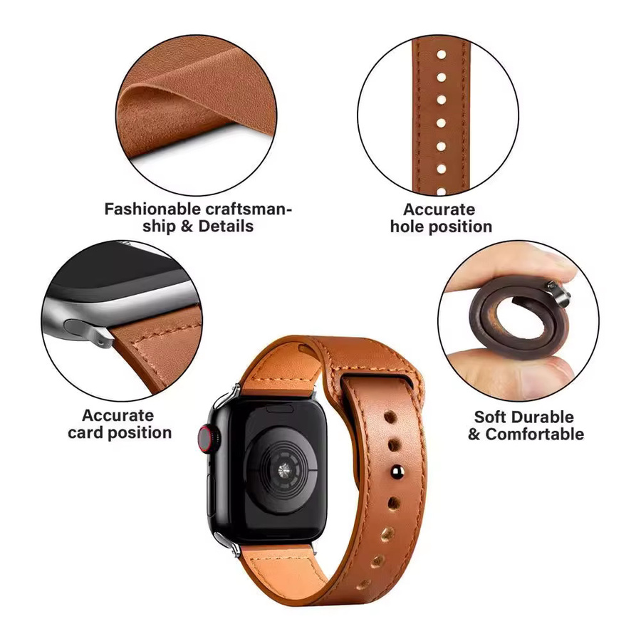 Lederarmband, Schwarz, Unisex - Bild 3