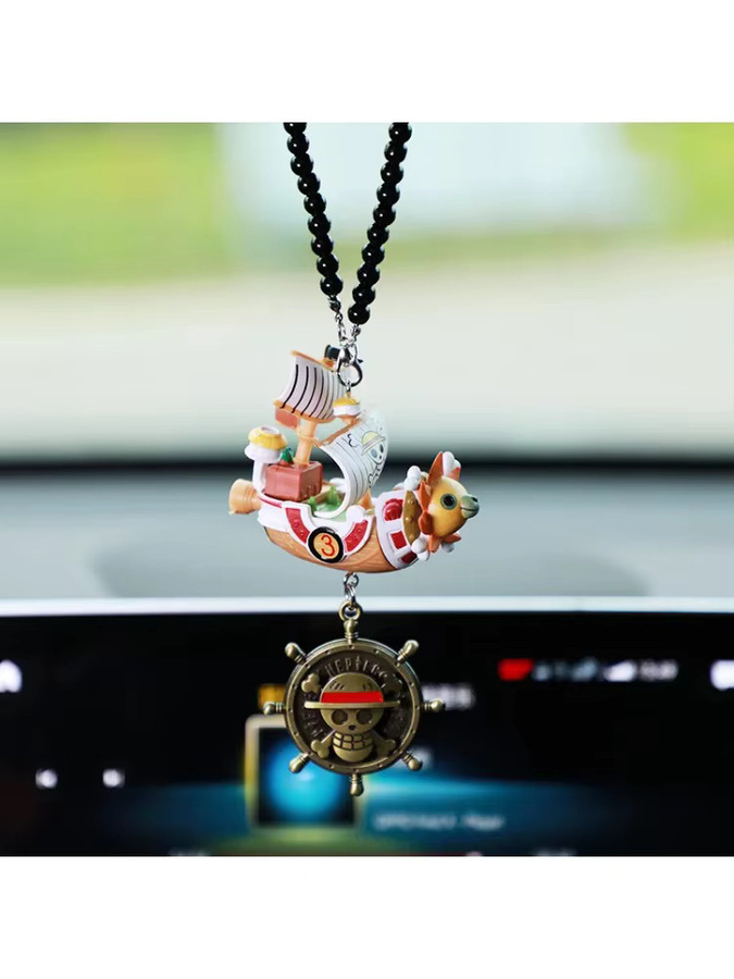 Bandai One Piece Merry Go Auto-Hängeornament, Anime Cosplay Deko - Bild 3
