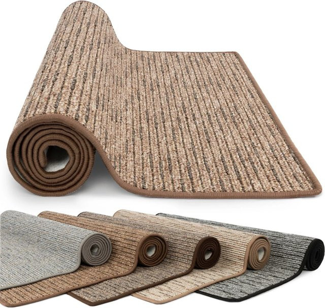 KARAT Teppich Geneva Moderner Wohnteppich Hellbraun B: 200 cm, T: 500 cm - Bild 1