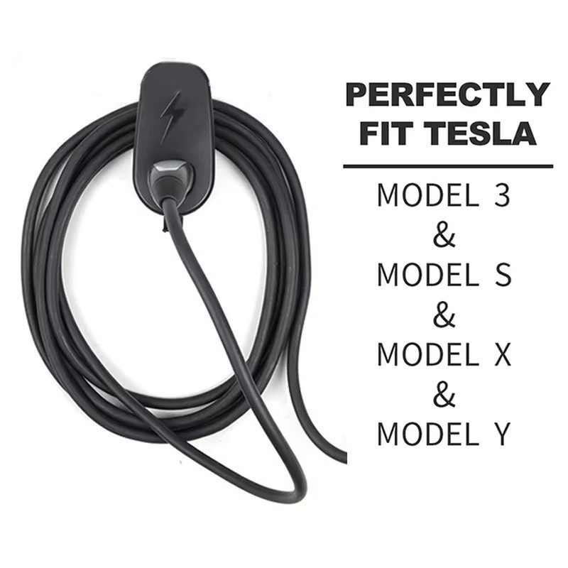Tesla Ladekabel Organizer Wandhalterung für Modell 3 Y S X in Schwarz - Bild 2