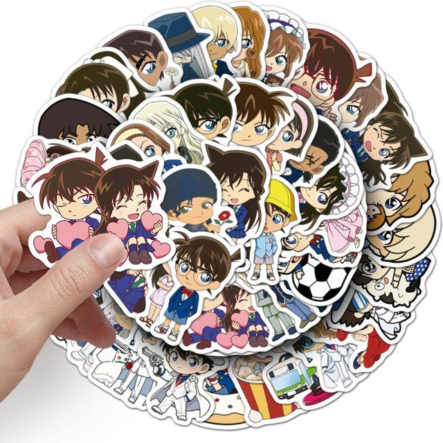 Keeppley Detektiv Conan Anime Aufkleber, 50-teiliges Set - Bild 1