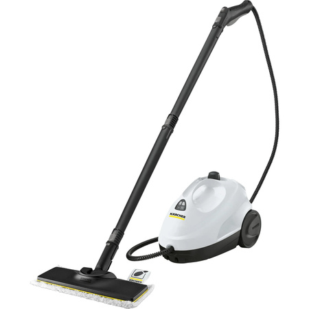 Kärcher Dampfreiniger SC 2 EasyFix in Weiß-Schwarz mit 1500 W Heizleistung und 3,2 bar Druck
